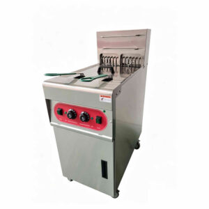 Vertical Single Tank Mechanical Fryer with Oil Filter Pan