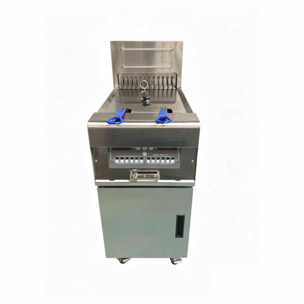 Vertical Single Tank Adjustable Gear Digital Fryer
