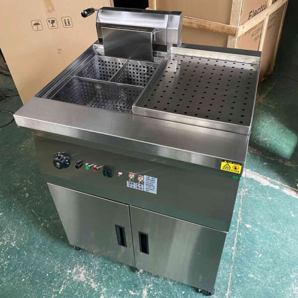 Vertical Fryer for Skewers