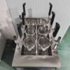 Vertical Lift Fryer, Dual Tank with 6 Baskets