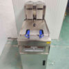 Vertical Dual Tank Digital Fryer with Oil Filter Pan