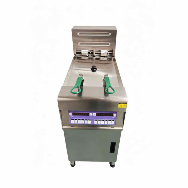 Vertical Single Tank Flat Tube Fryer with Oil Filter