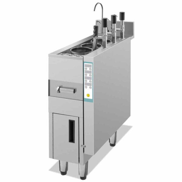 Automatic Lift 3-Basket Electric Pasta Cooker (14cm Baskets)